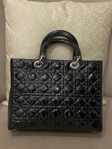 Christian Dior Black Lady Dior Bag-handbag-Christian Dior-The Closet Egypt