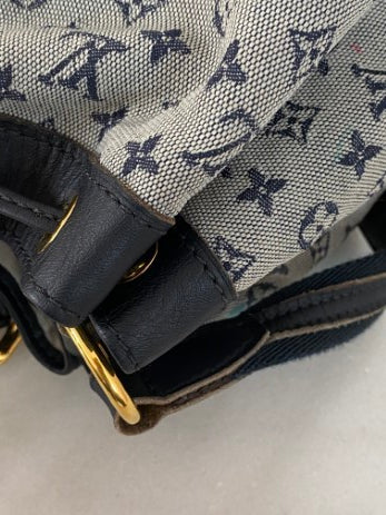 Louis Vuitton Blue Monogram Mini Lin Noelie Bag-handbag-Louis Vuitton-The Closet Egypt