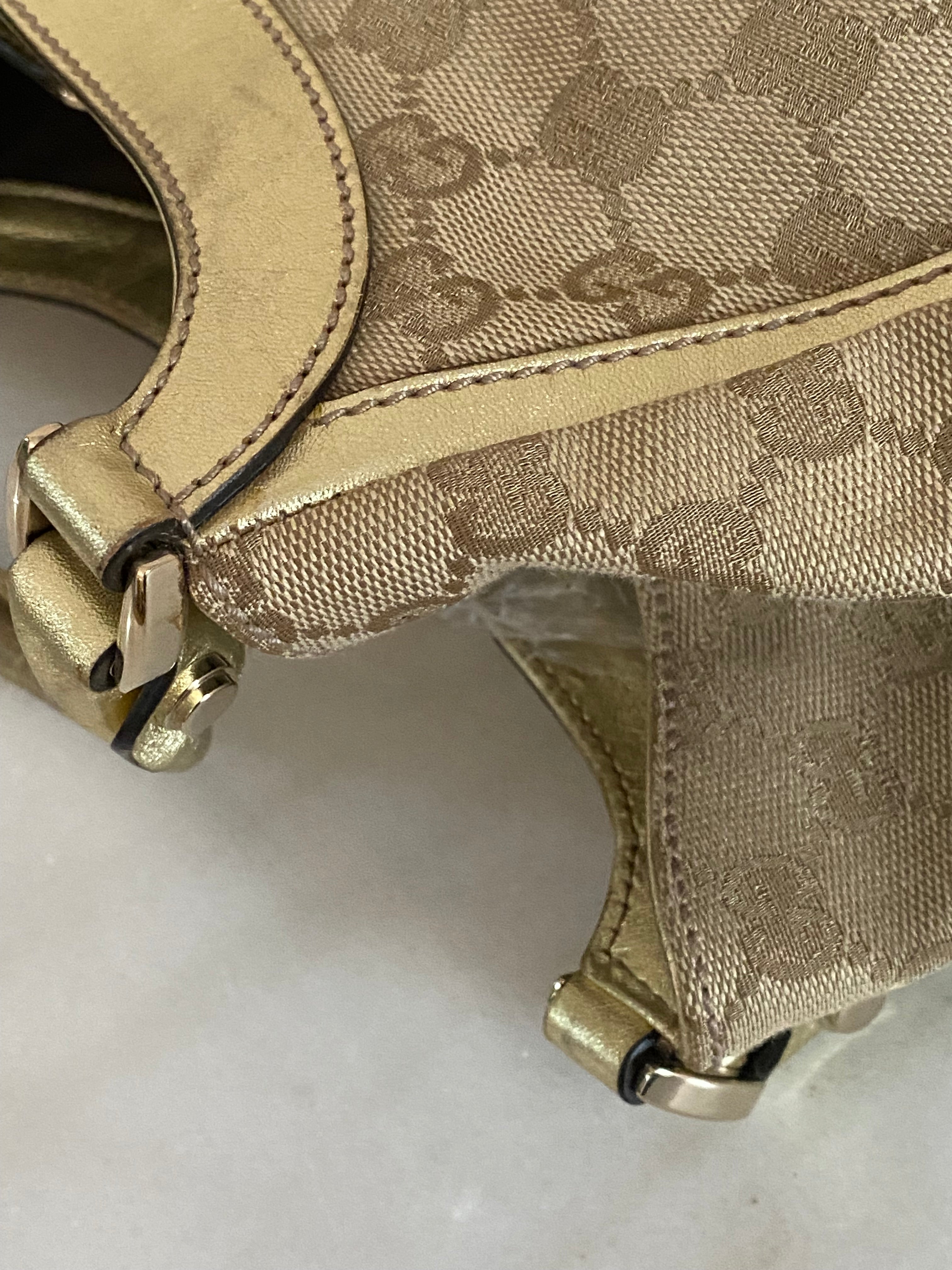 Gucci Bicolor GG D Ring Shoulder Bag-handbag-Gucci-The Closet Egypt