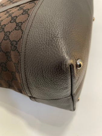 Gucci Brown GG Shoulder Bag-handbag-Gucci-The Closet Egypt