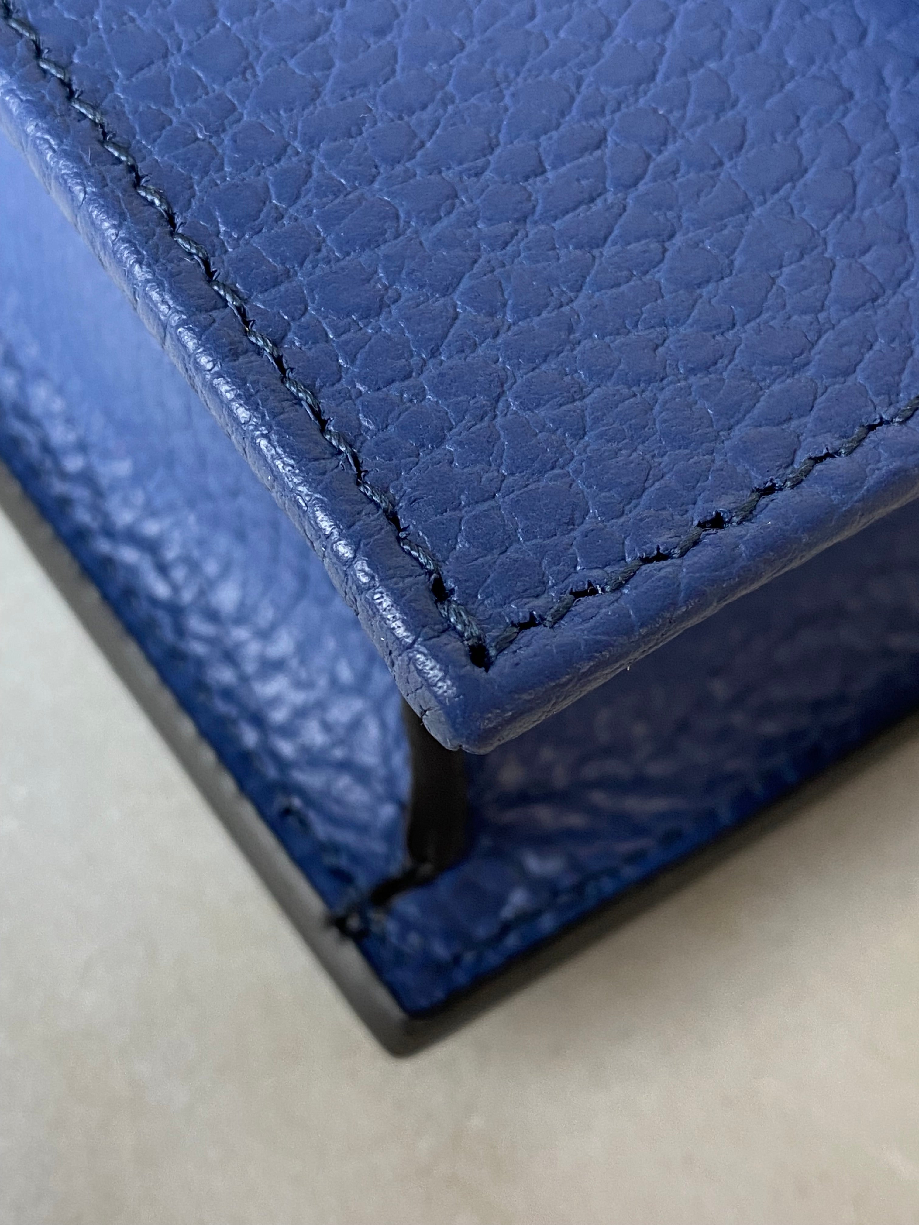 Gucci Blue Interlocking GG Shoulder WOC