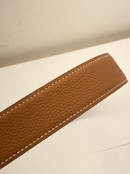 Hermes Bicolor H Buckle Reversible Men Belt-Belt-Hermes-The Closet Egypt