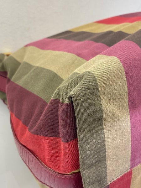 Fendi Multicolor Hobo Colorful Striped Large Bag-handbag-Fendi-The Closet Egypt