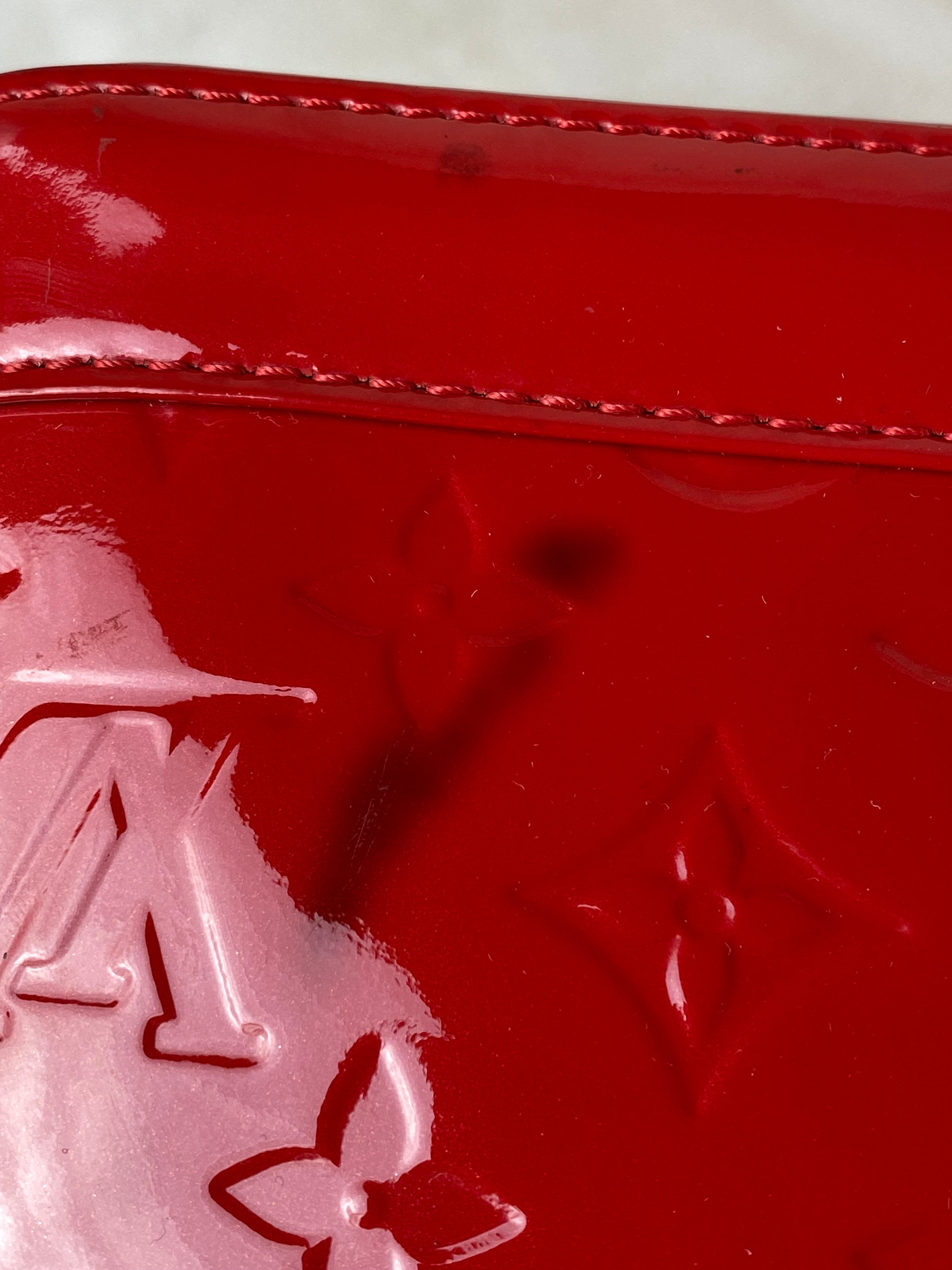 Louis Vuitton Red Monogram Vernis Alma BB Bag-handbag-Louis Vuitton-The Closet Egypt