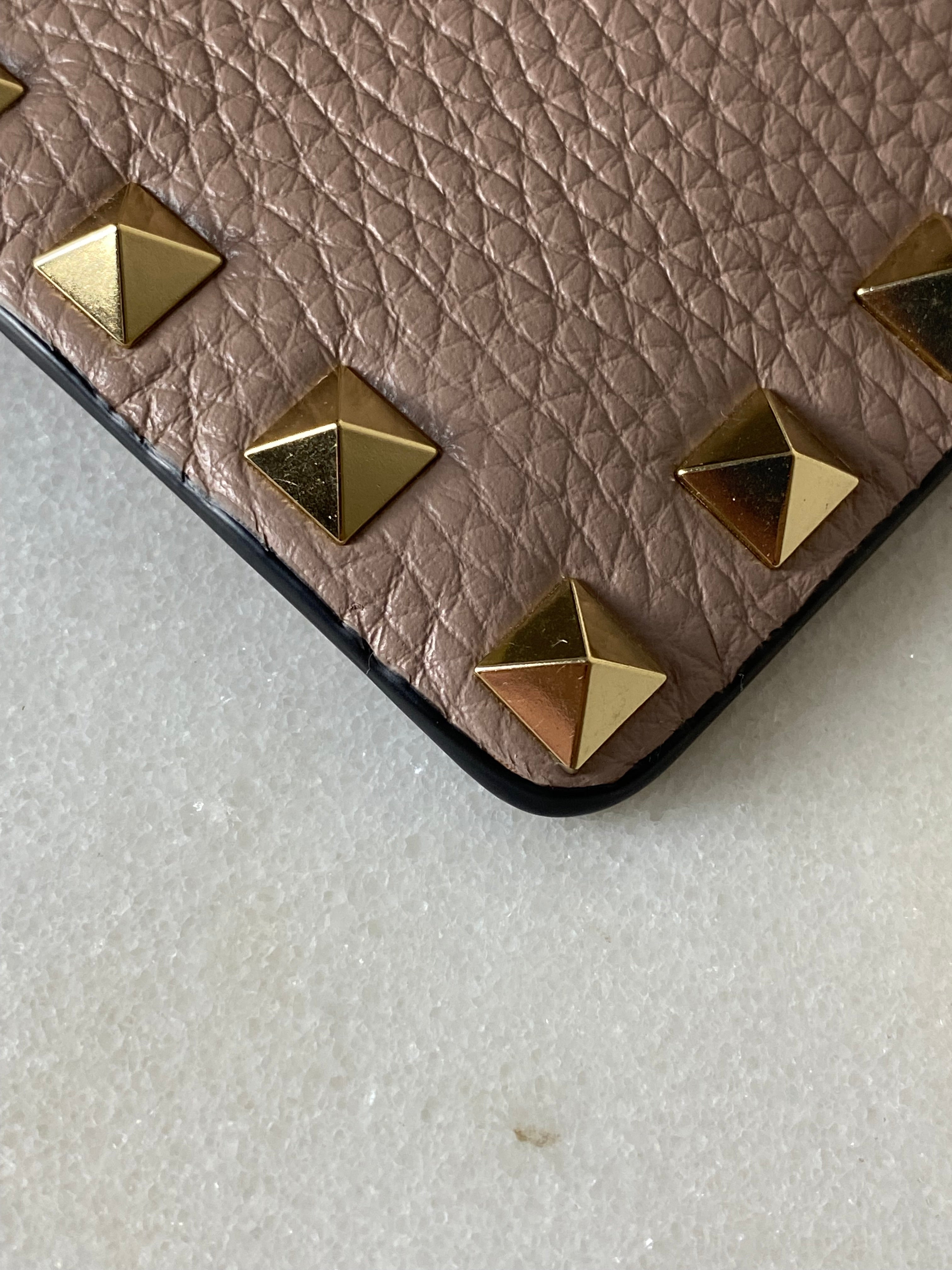 Valentino Nude Studded Envelope Pouch-Pouch-Valentino-The Closet Egypt