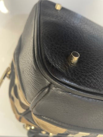 Burberry Bicolor House Check Tote Bag-handbag-Burberry-The Closet Egypt