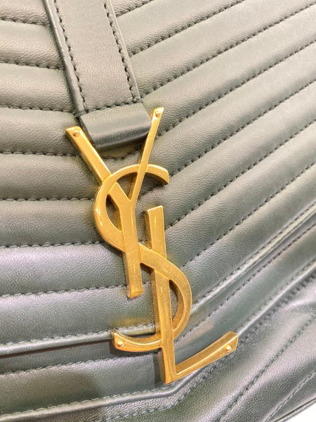 YSL Green Sulpice Medium Shoulder Bag-handbag-YSL-The Closet Egypt