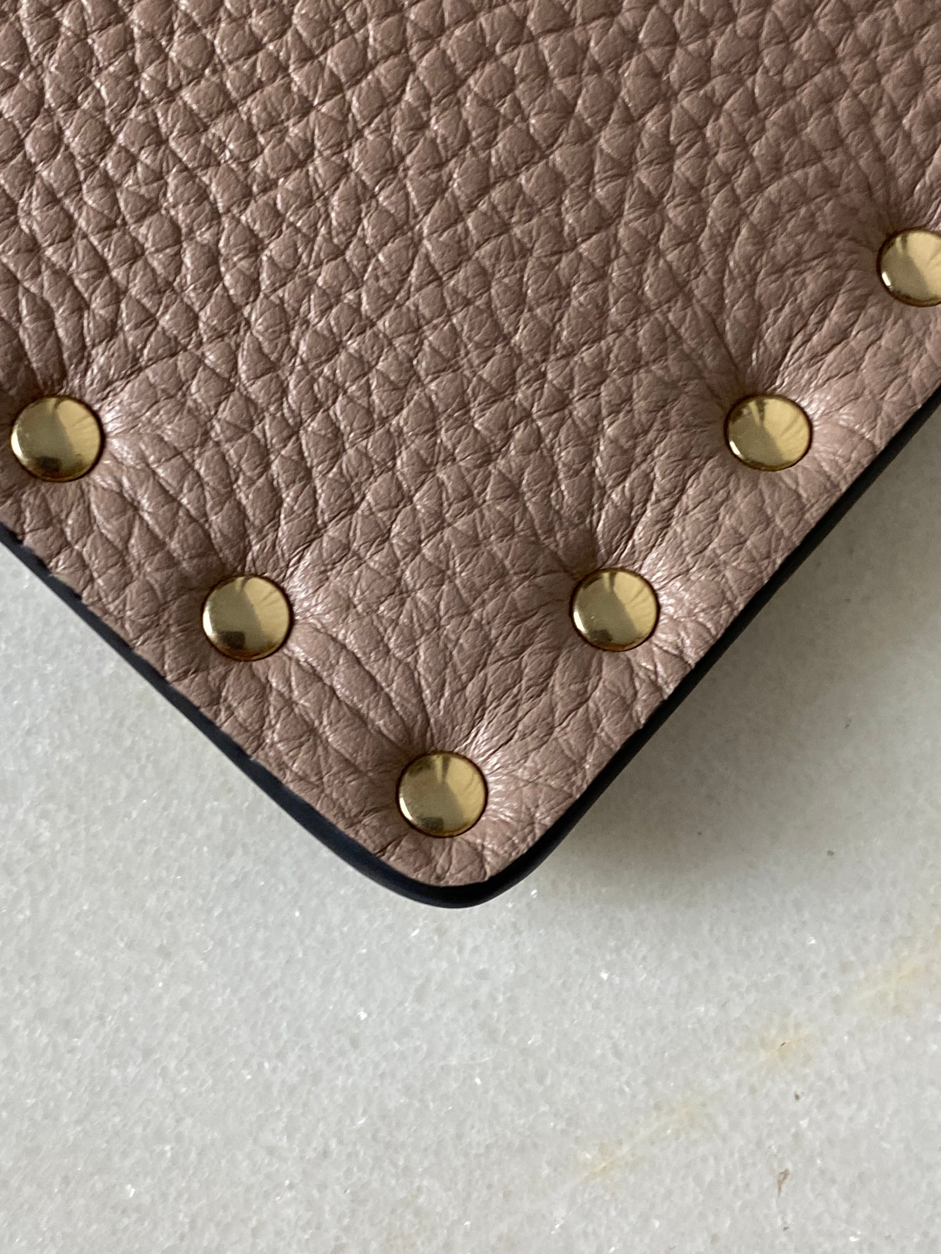 Valentino Nude Studded Envelope Pouch-Pouch-Valentino-The Closet Egypt