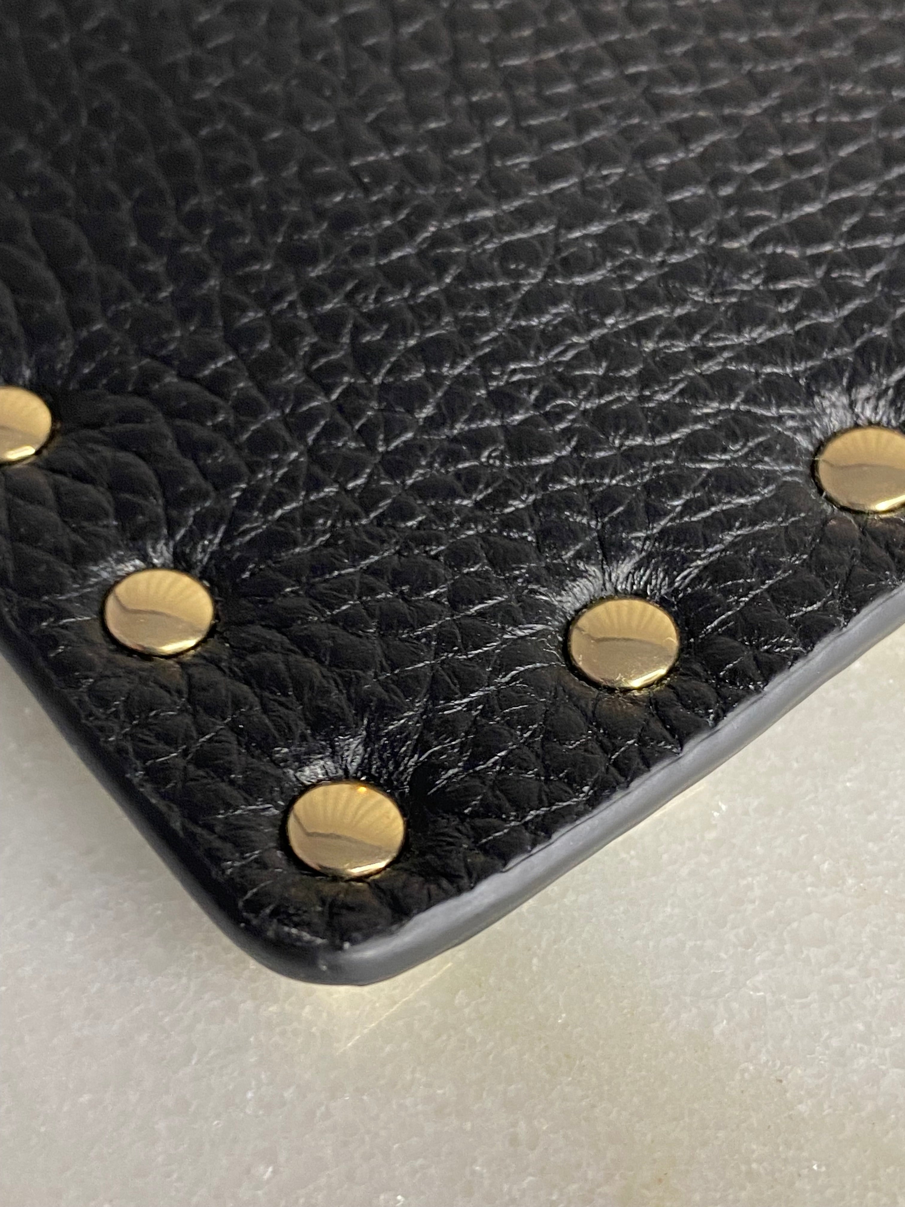Valentino Black Studded Envelope Pouch-Pouch-Valentino-The Closet Egypt