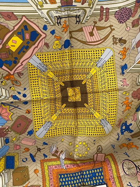 Hermes Multicolor Silk Scarf-Scarf-Hermes-The Closet Egypt