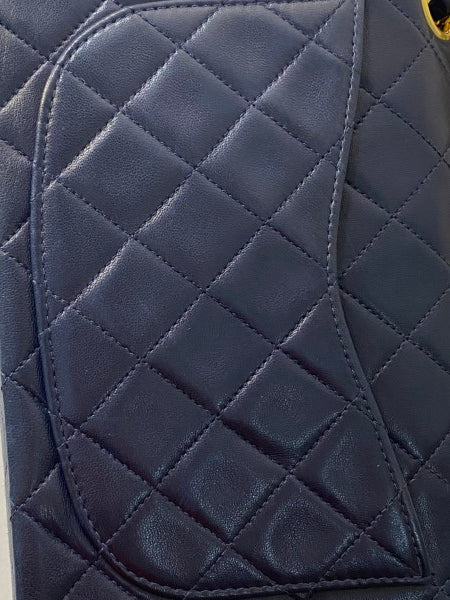 Chanel Navy Vintage Classic Double Flap Small Bag-handbag-Chanel-The Closet Egypt