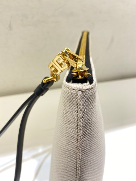 Givenchy White Printed Pouch-Clutch-Givenchy-The Closet Egypt