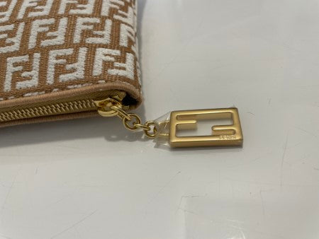 Fendi Brown FF Flat Pouch-Pouch-Fendi-The Closet Egypt