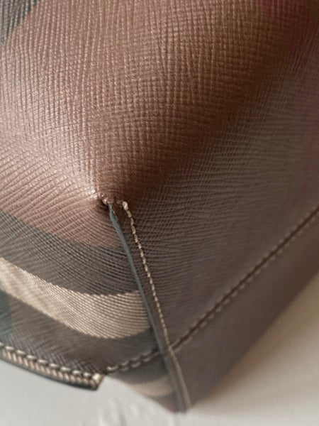 Burberry Bicolor Check Medium Tote Bag-handbag-Burberry-The Closet Egypt