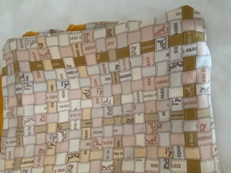 Hermes Yellow Bolduc au Carre Square Silk-Scarf-Hermes-The Closet Egypt