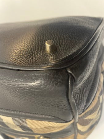 Burberry Bicolor House Check Tote Bag-handbag-Burberry-The Closet Egypt