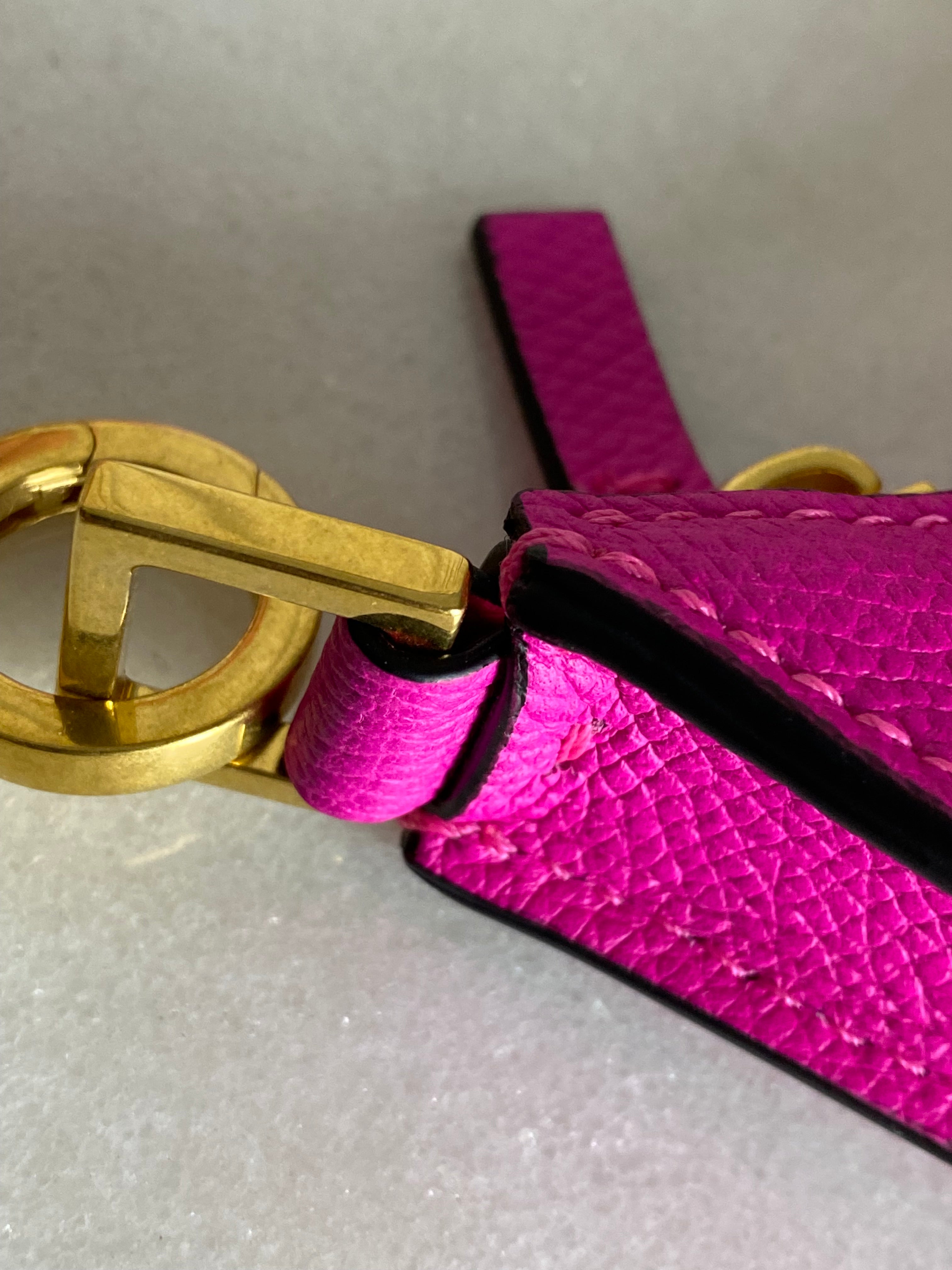 Valentino Hot Pink Vlogo Mini Garavani Shoulder Bag-handbag-Valentino-The Closet Egypt