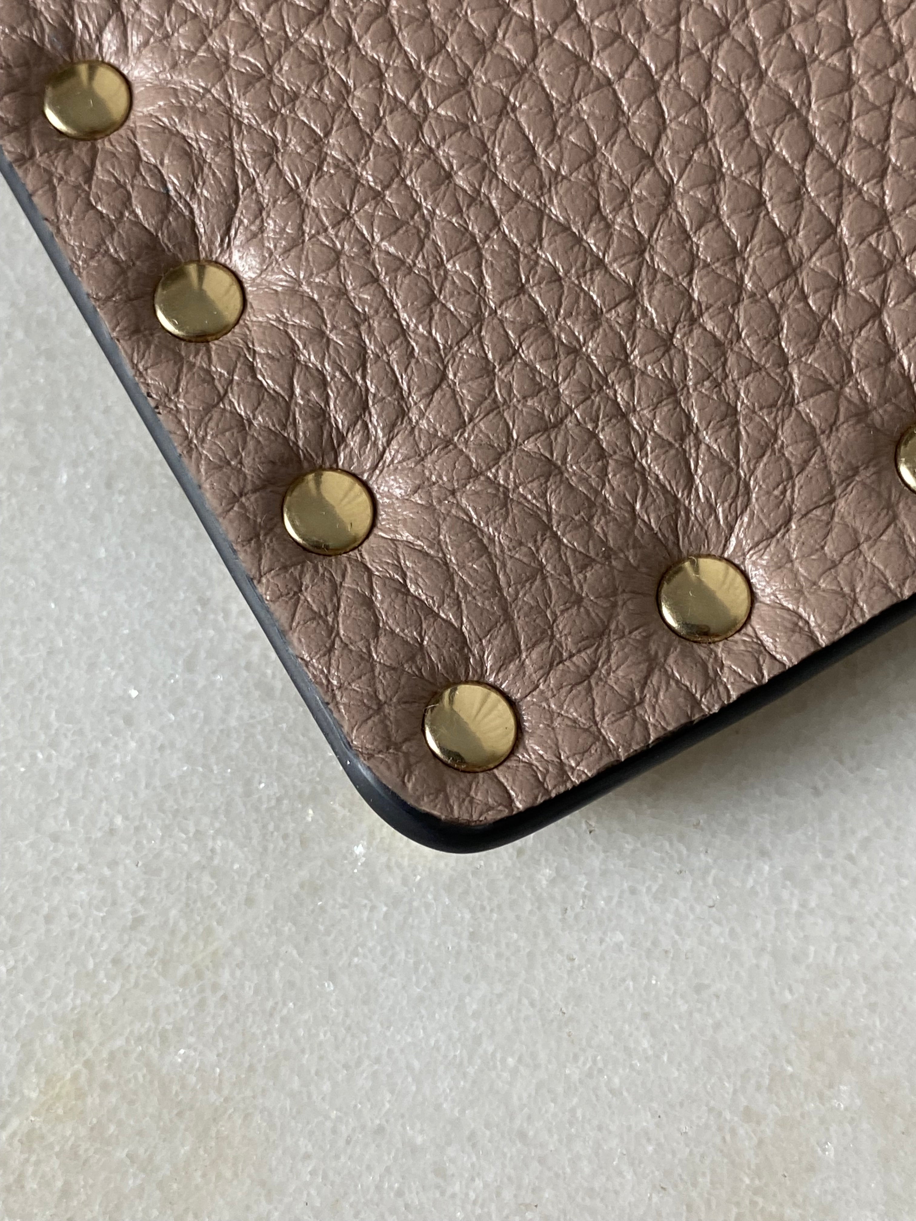 Valentino Nude Studded Envelope Pouch-Pouch-Valentino-The Closet Egypt