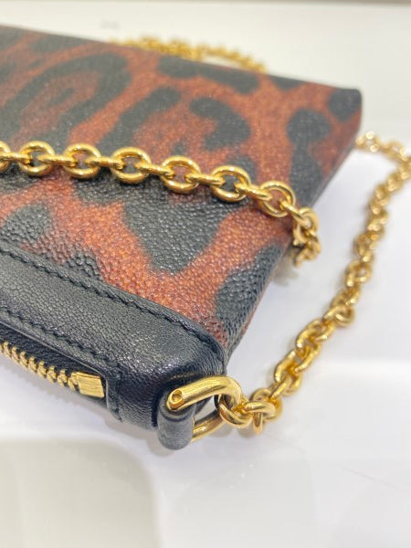 Dolce & Gabbana Leopard Mini Crossbody Chain Wallet-Wallet Chain-Dolce & Gabbana-The Closet Egypt