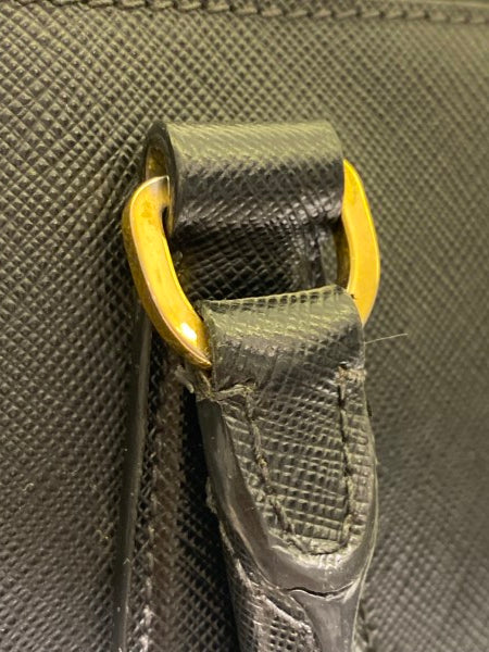 Prada Blue Galleria Double Zip Medium Bag-handbag-Prada-The Closet Egypt