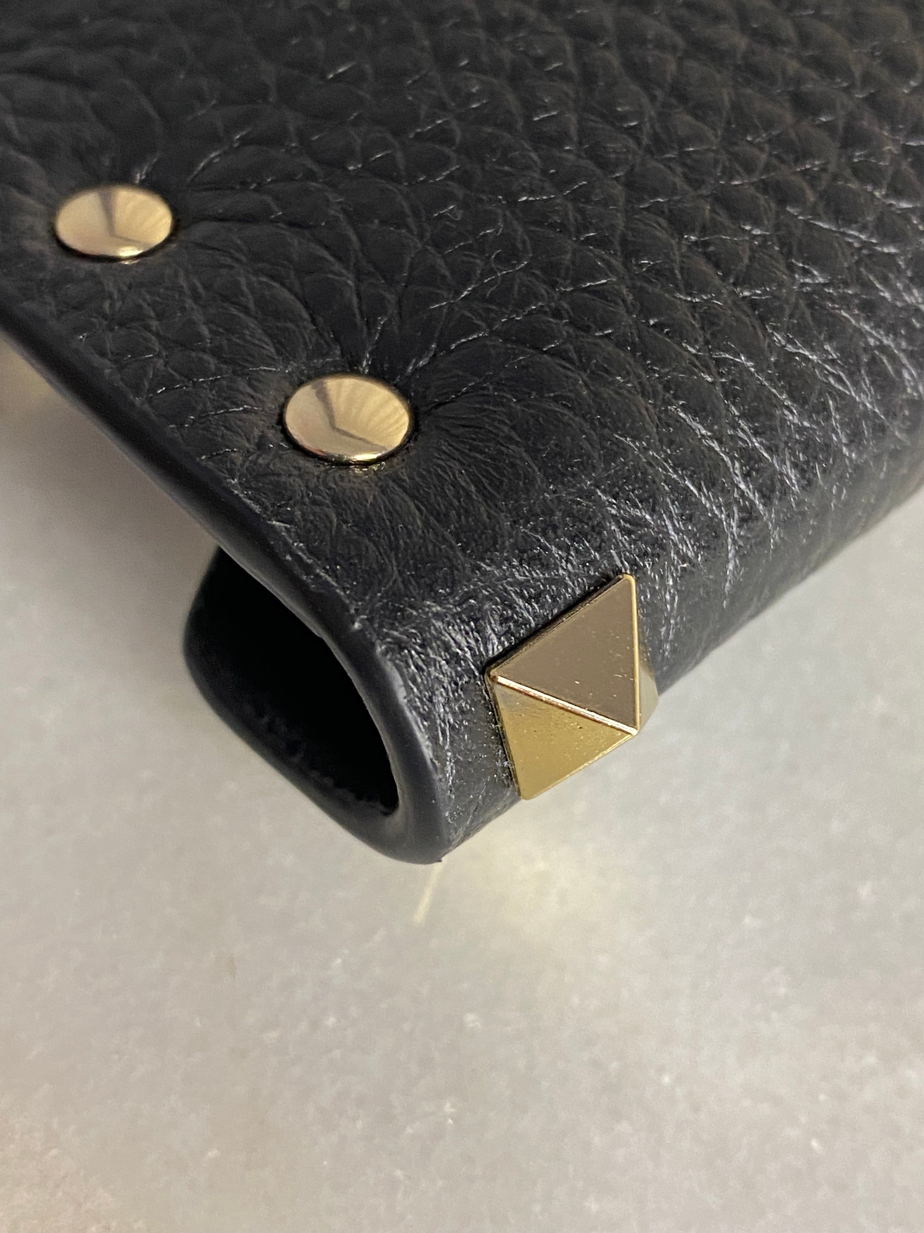 Valentino Black Studded Envelope Pouch-Pouch-Valentino-The Closet Egypt