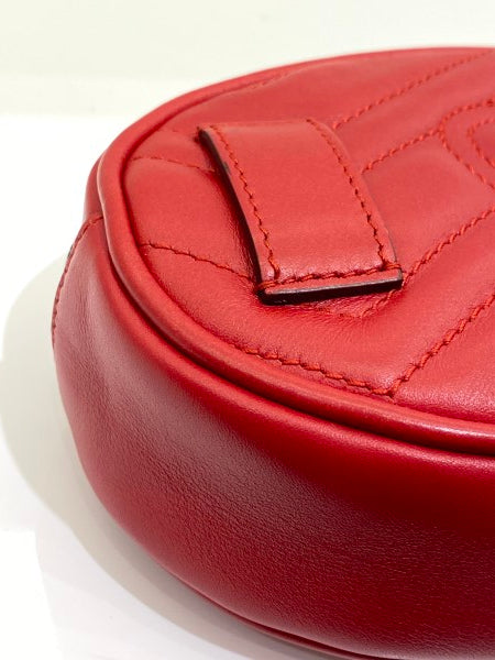 Gucci Red Marmont Belt Bag-handbag-Gucci-The Closet Egypt