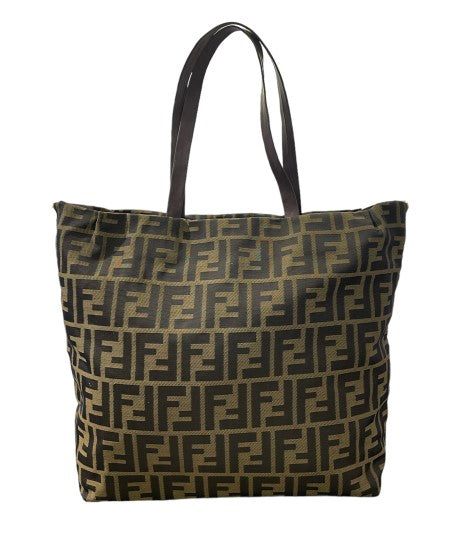 Fendi Olive Zucca FF Shopper Bag-handbag-Fendi-The Closet Egypt