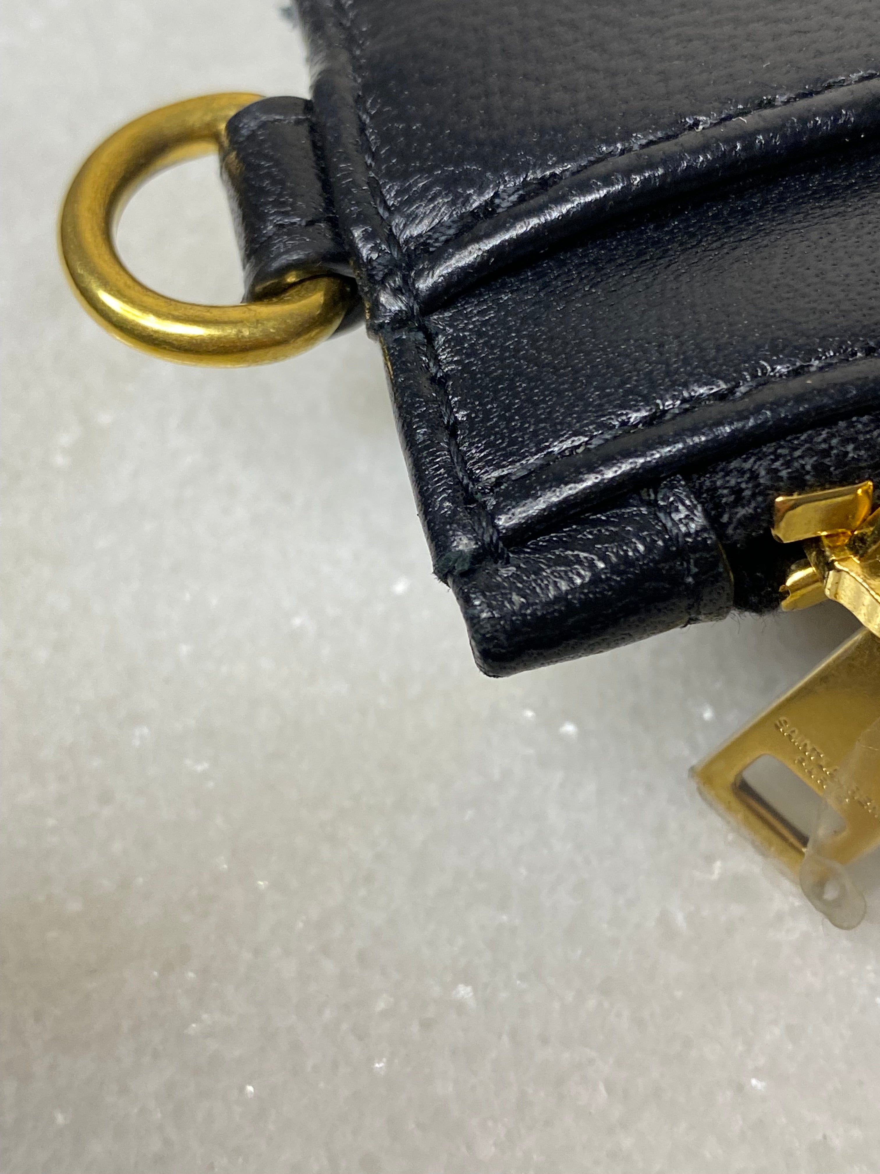 YSL Black Monogram Avec Cassandre Remo Pouch-Pouch-YSL-The Closet Egypt