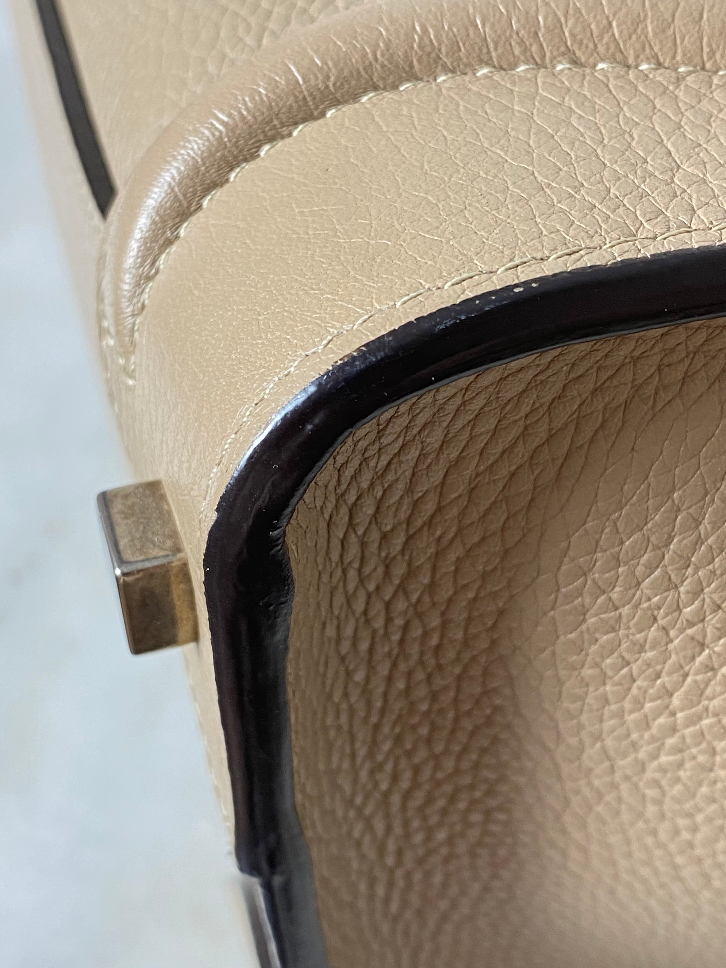 Celine Beige Micro Luggage Tote Bag-handbag-Celine-The Closet Egypt