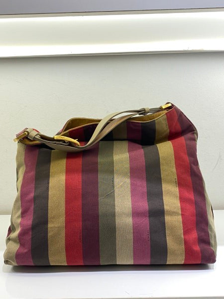 Fendi Multicolor Hobo Colorful Striped Large Bag-handbag-Fendi-The Closet Egypt