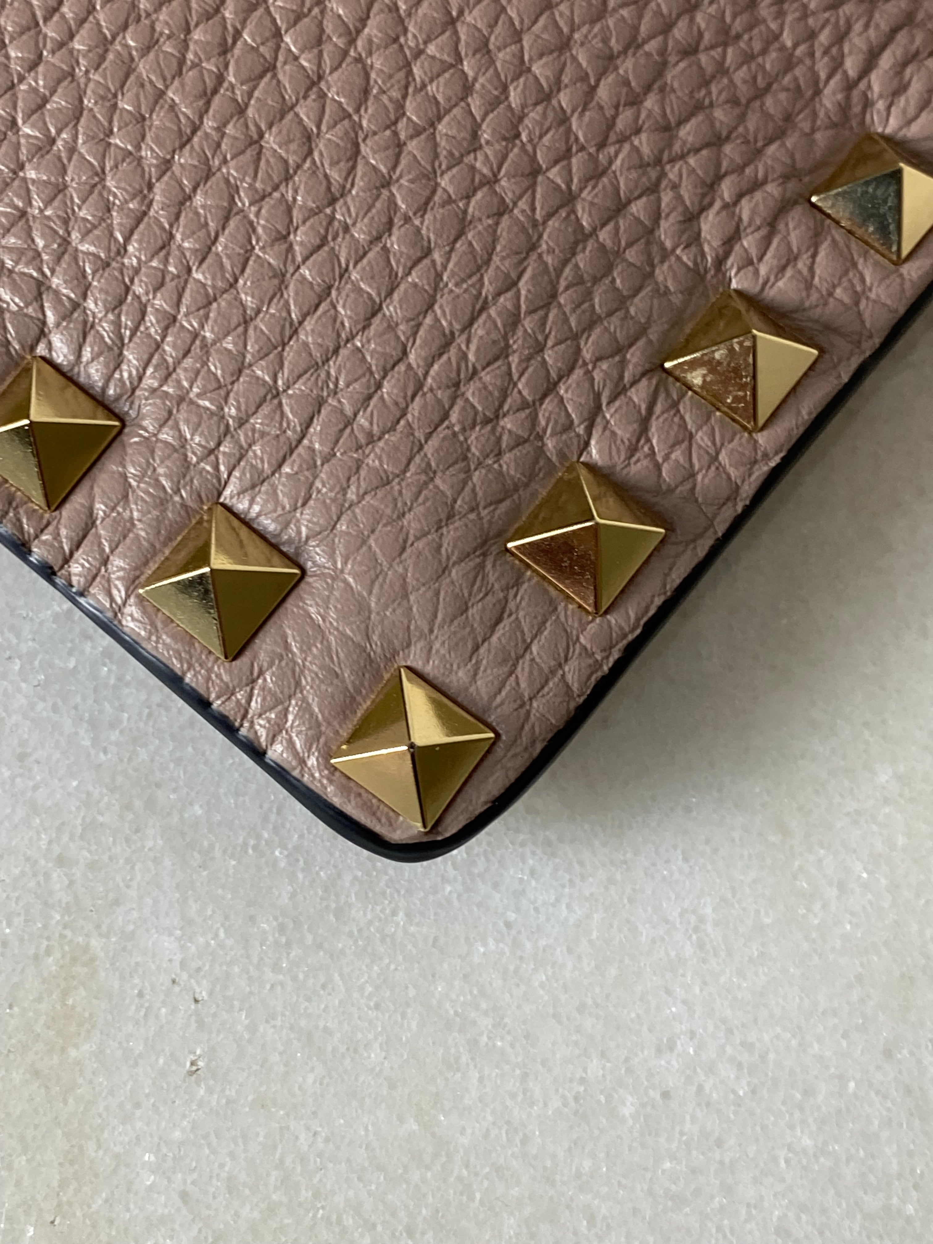 Valentino Nude Studded Envelope Pouch-Pouch-Valentino-The Closet Egypt