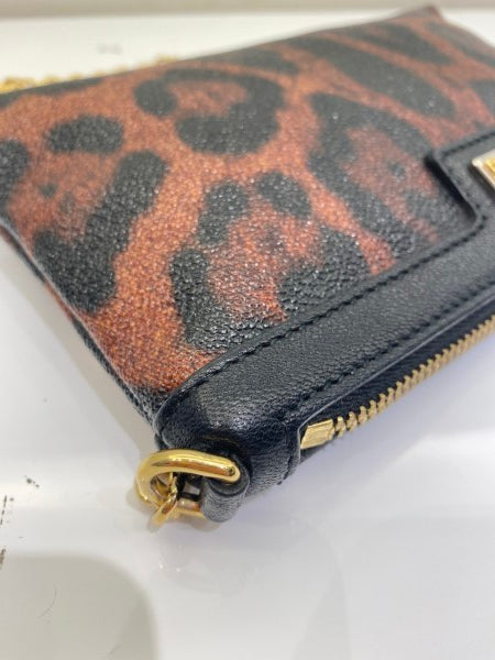 Dolce & Gabbana Leopard Mini Crossbody Chain Wallet-Wallet Chain-Dolce & Gabbana-The Closet Egypt
