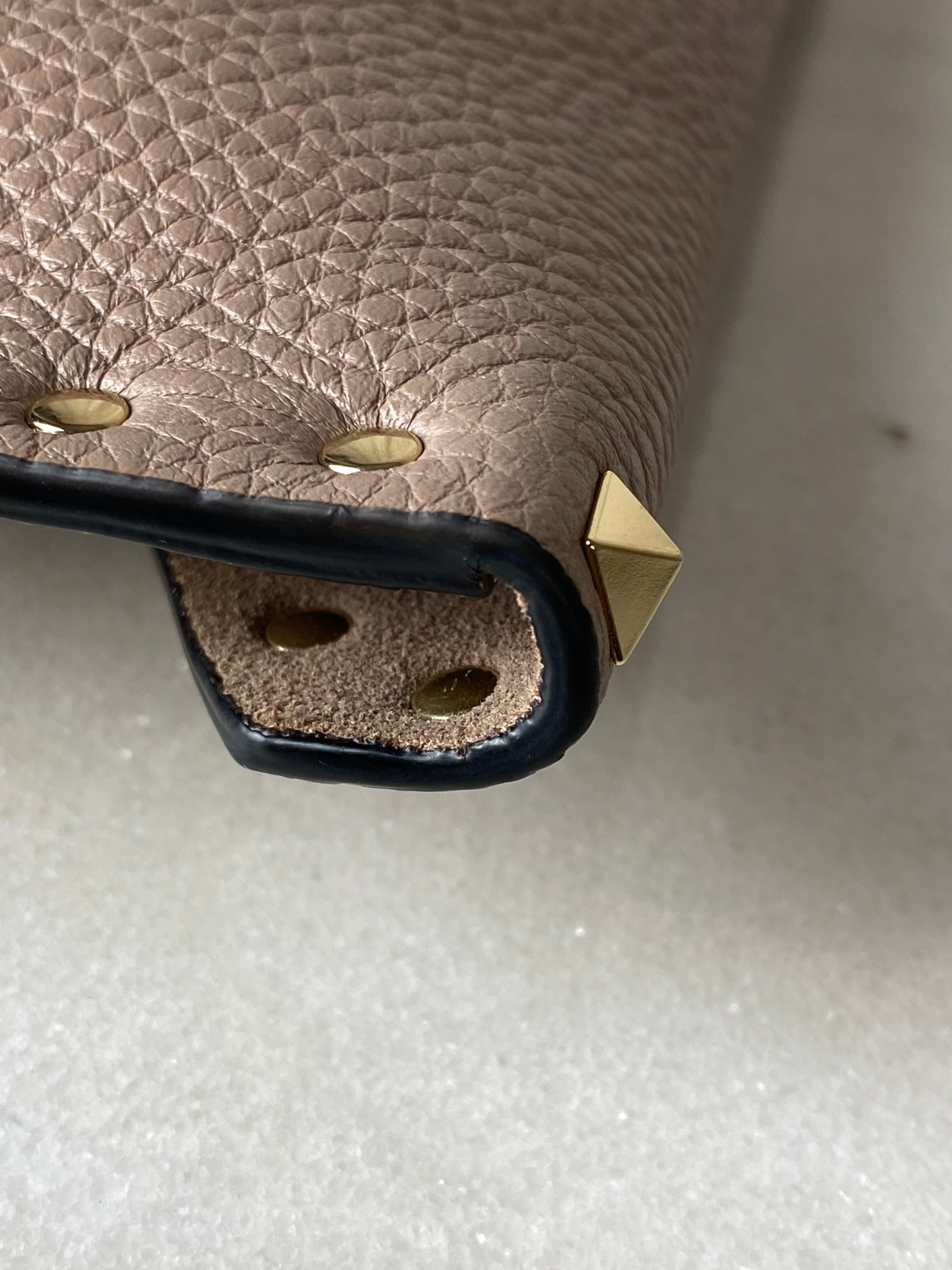 Valentino Nude Rock Studded Envelope Pouch-Pouch-Valentino-The Closet Egypt