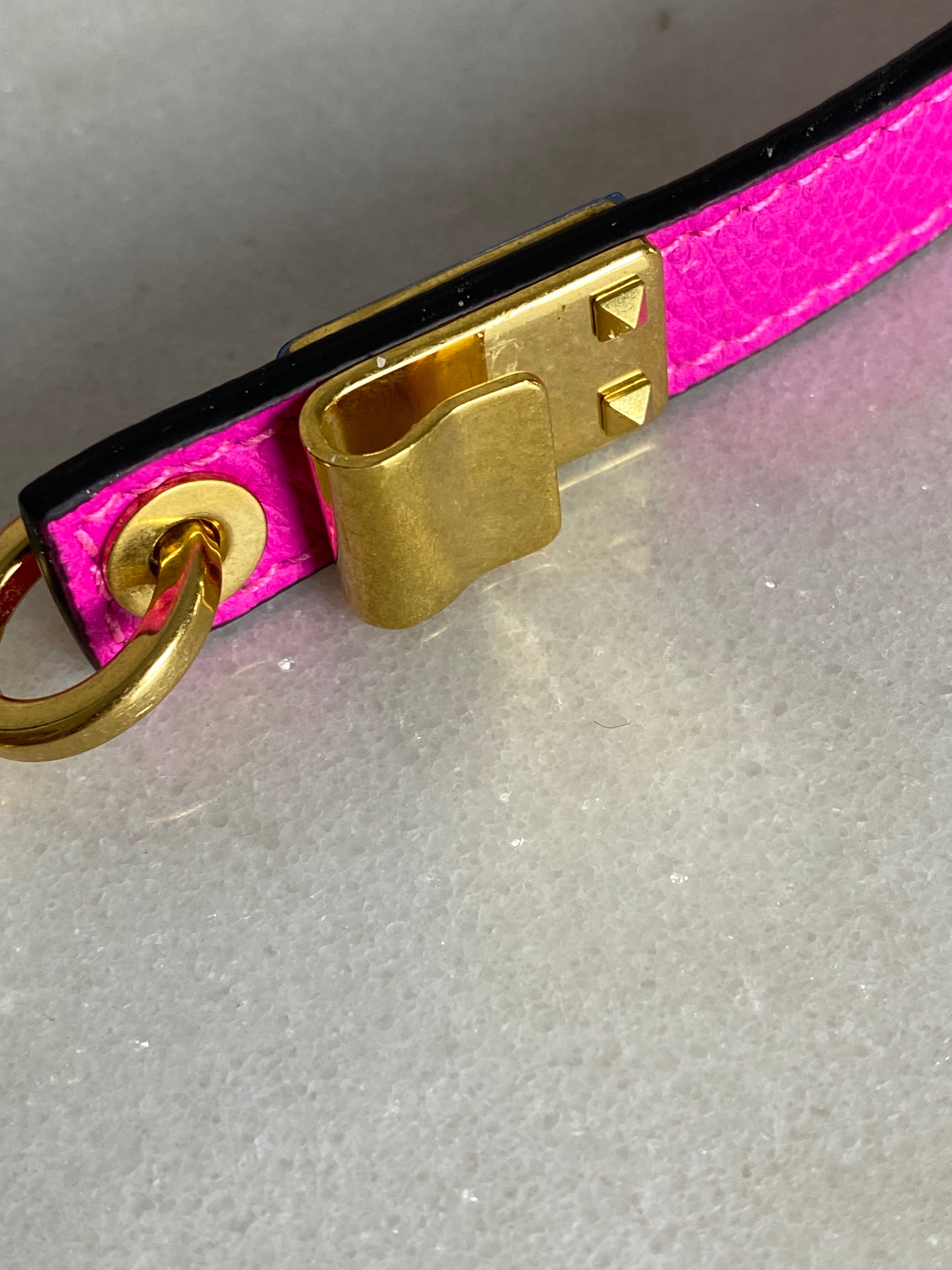 Valentino Hot Pink Vlogo Mini Garavani Shoulder Bag-handbag-Valentino-The Closet Egypt