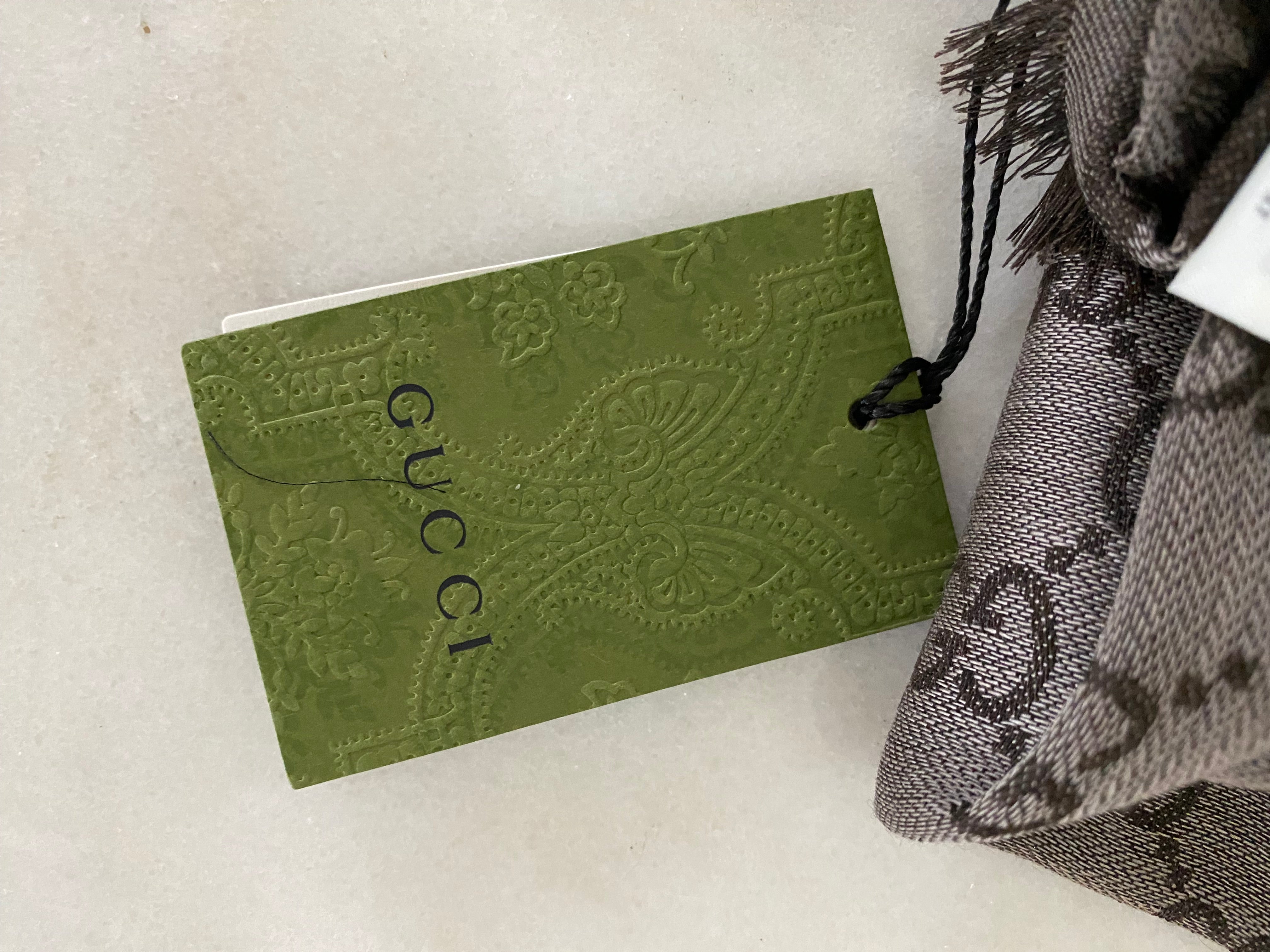 Gucci Brown GG Scarf-Scarf-Gucci-The Closet Egypt