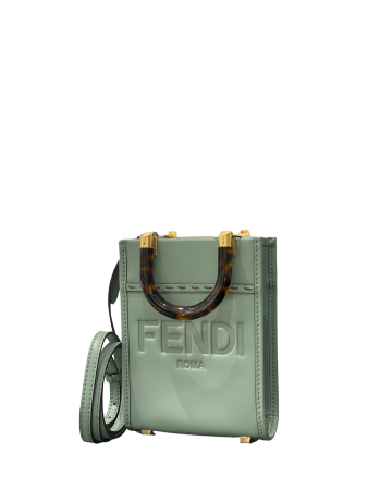 Fendi Mint Mini Sunshine Shopper Bag-handbag-Fendi-The Closet Egypt
