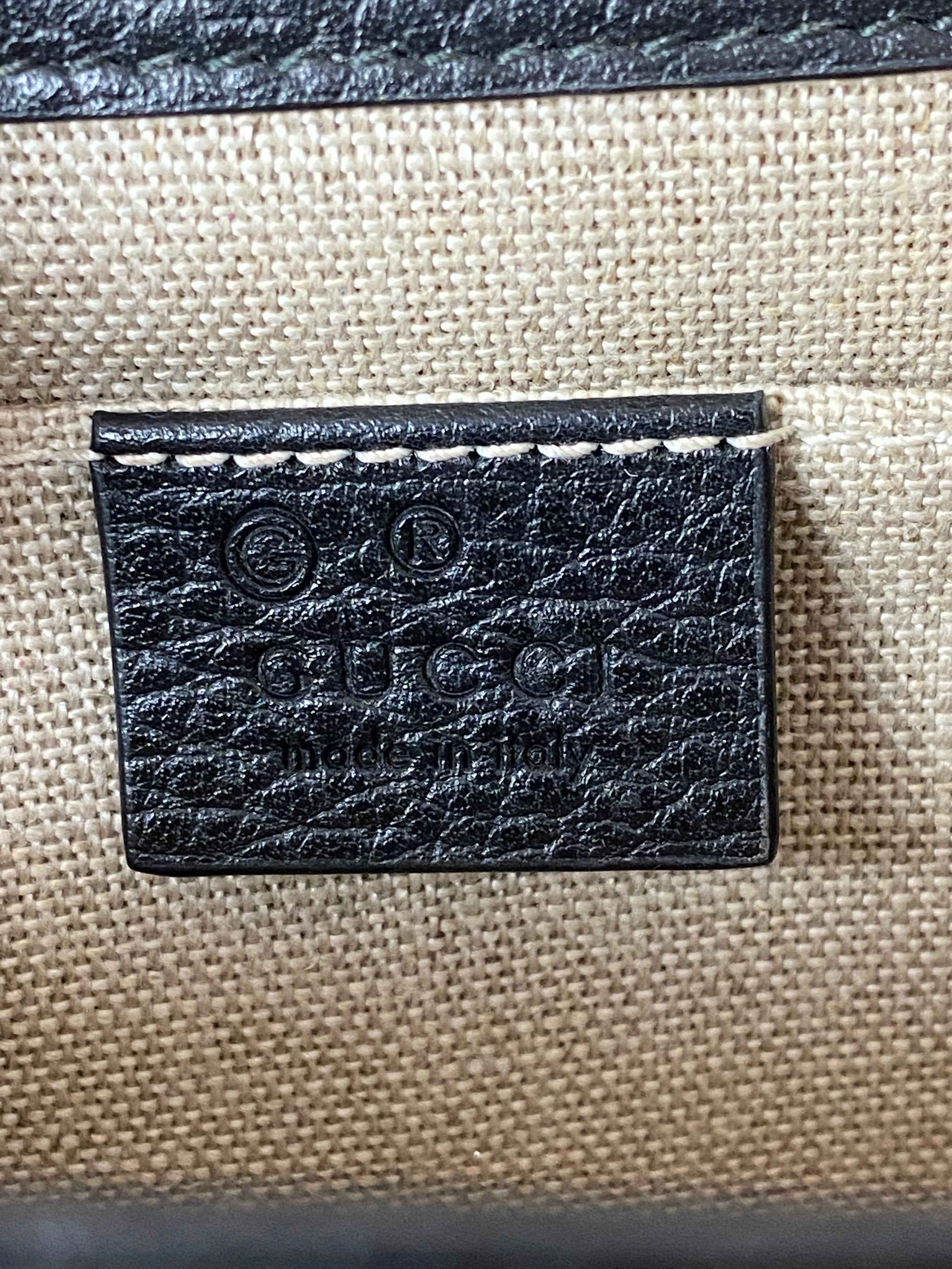 Gucci Black GG Interlocking Small Bag W/ Chain-handbag-Gucci-The Closet Egypt