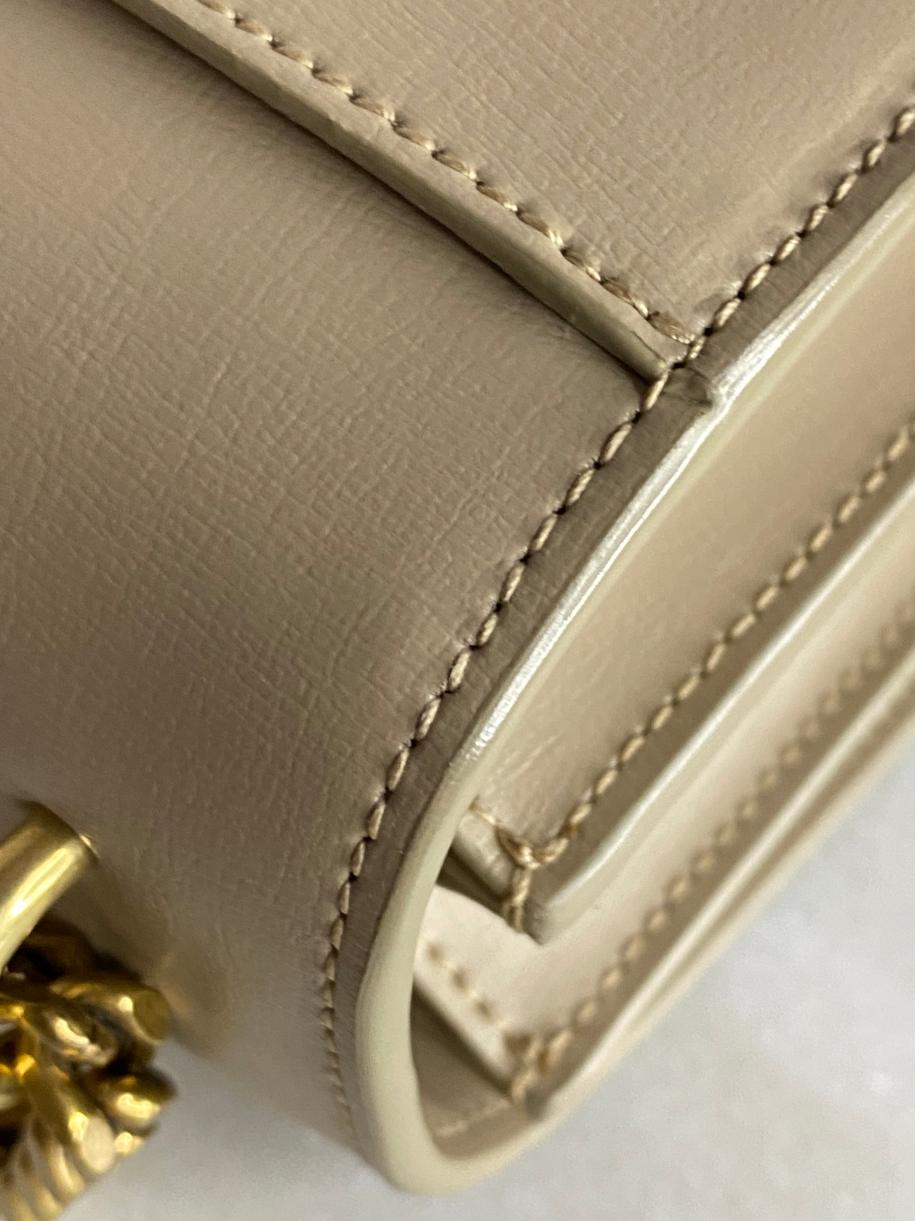 YSL Beige Sunset Medium Crossbody Bag