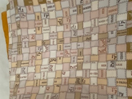 Hermes Yellow Bolduc au Carre Square Silk-Scarf-Hermes-The Closet Egypt