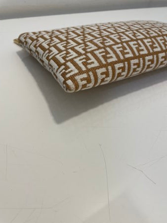 Fendi Brown FF Flat Pouch-Pouch-Fendi-The Closet Egypt