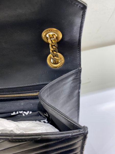 YSL Black Envelope Large Bag-handbag-YSL-The Closet Egypt