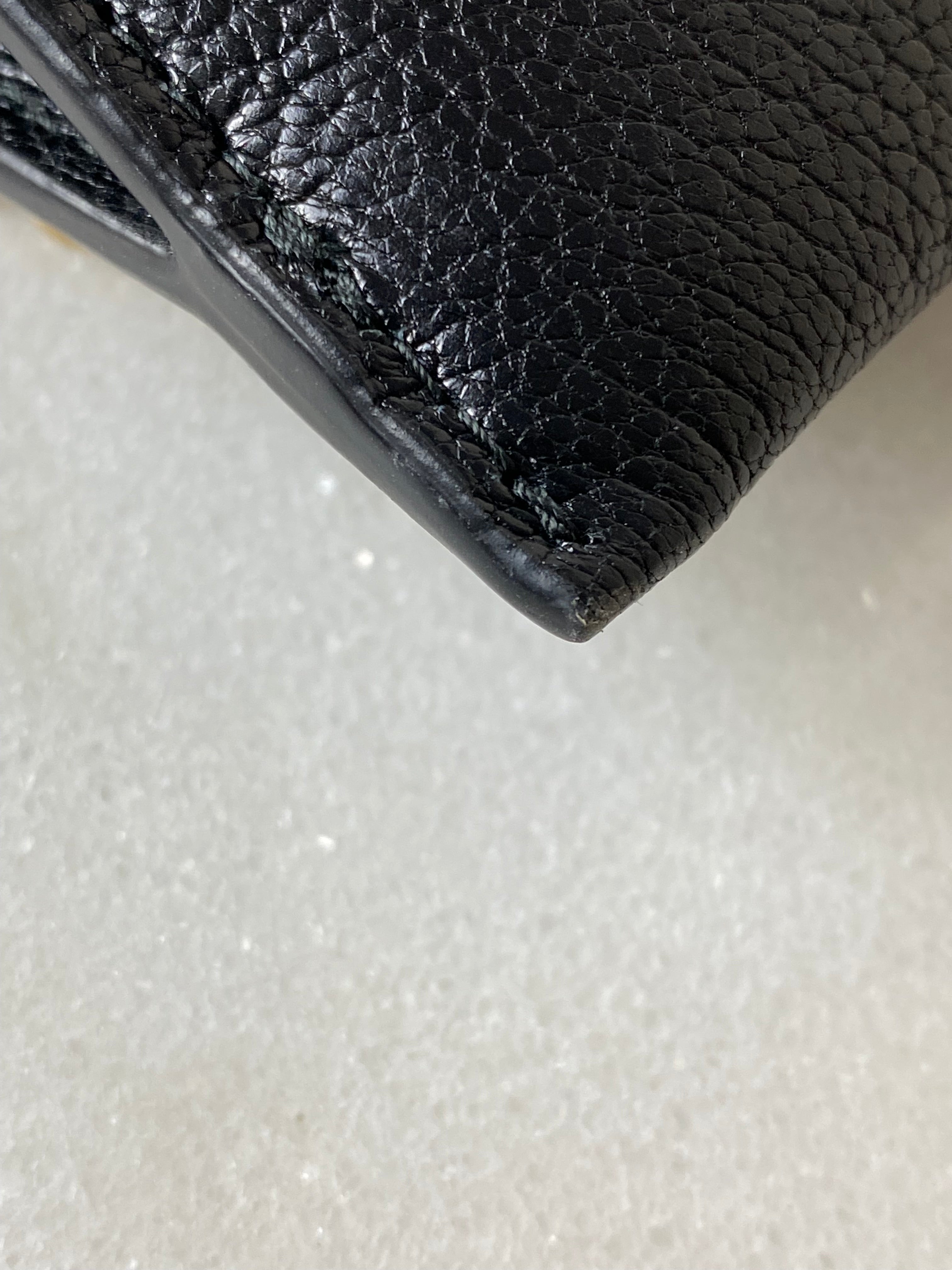 Christian Dior Black Saddle WOC