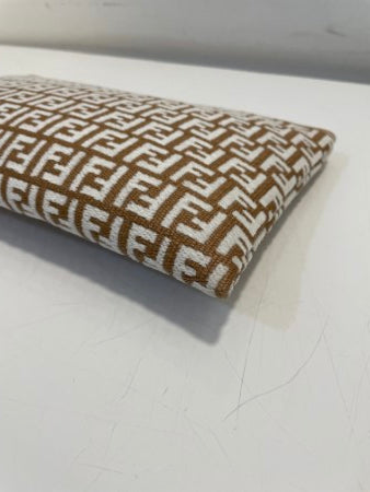 Fendi Brown FF Flat Pouch-Pouch-Fendi-The Closet Egypt