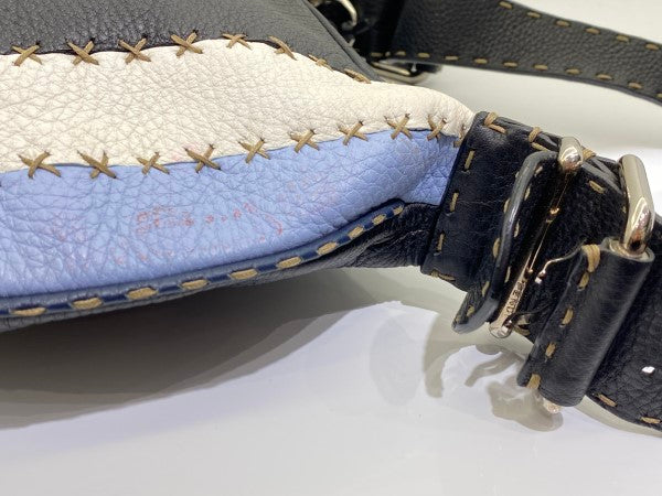 Fendi Bicolor Hobo Shoulder Bag-handbag-Fendi-The Closet Egypt