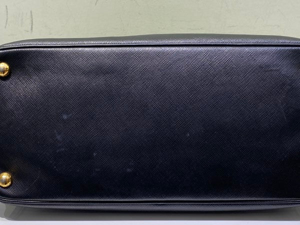 Prada Blue Galleria Double Zip Medium Bag-handbag-Prada-The Closet Egypt