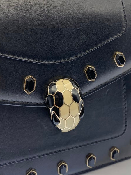 Bvlgari Black Serpenti Forever Crossbody Bag-handbag-Bvlgari-The Closet Egypt