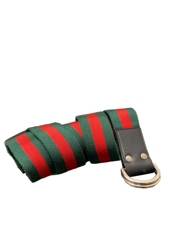 Gucci Tricolor D Ring Web Belt 36-Belt-Gucci-The Closet Egypt