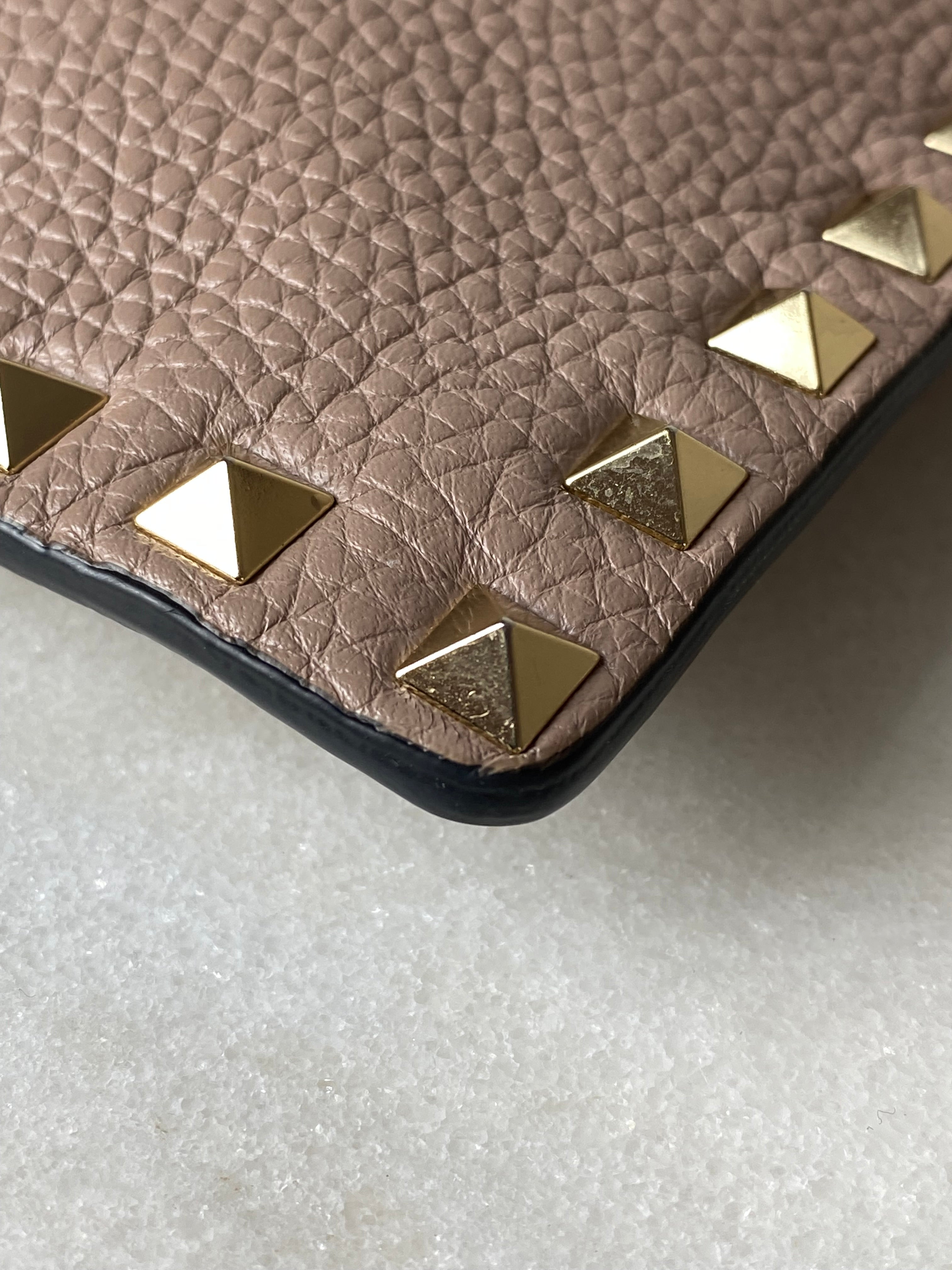 Valentino Nude Rock Studded Envelope Pouch-Pouch-Valentino-The Closet Egypt