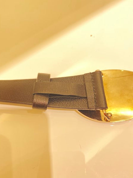 Prada Black Logo Belt 32-Belt-Prada-The Closet Egypt