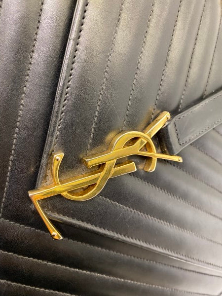 YSL Black Envelope Large Bag-handbag-YSL-The Closet Egypt